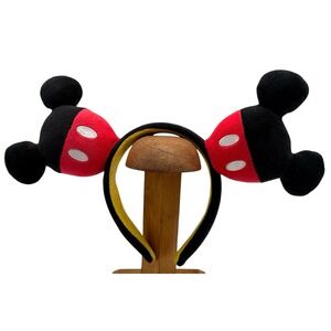 Disney Red and Black Mickey Mouse Ears Headband